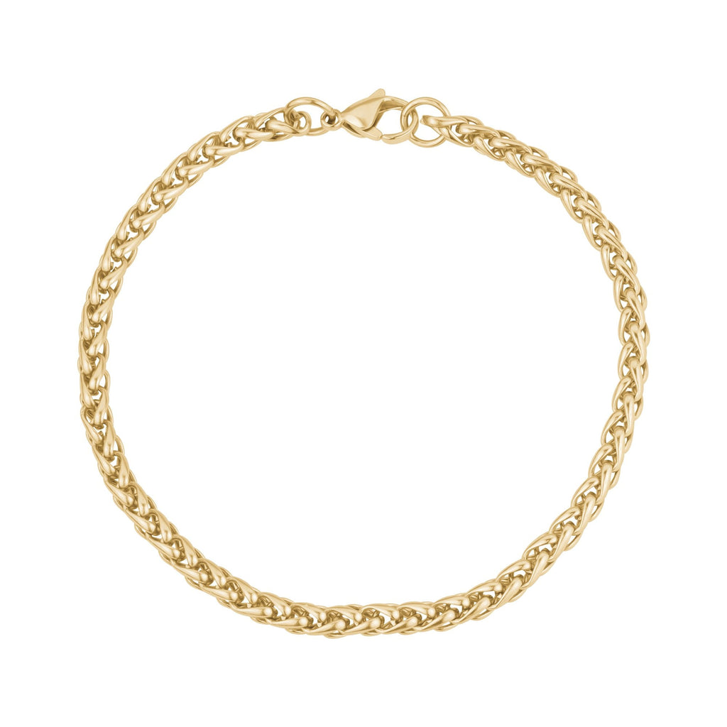 4mm Wheat Chain Bracelet